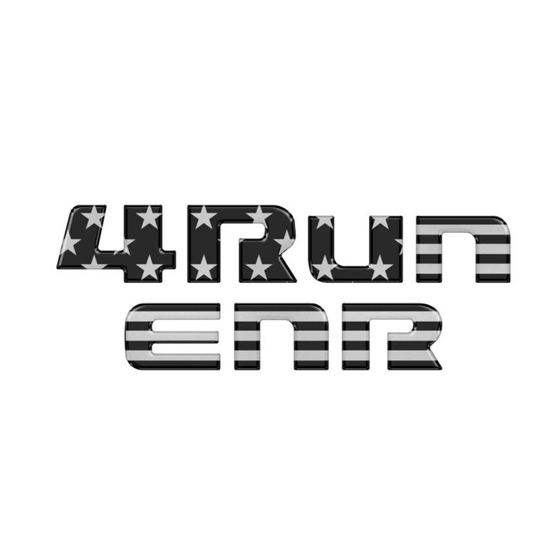 Tufskinz Rear Hatch Letter Overlays for 4Runner (2010-2024) - Aspire Auto Accessories