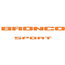 Tufskinz Rear Liftgate Letter Overlays for Ford Bronco Sport (2021-2024) - Aspire Auto Accessories