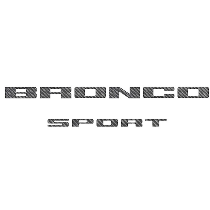 Tufskinz Rear Liftgate Letter Overlays for Ford Bronco Sport (2021-2024) - Aspire Auto Accessories