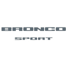 Tufskinz Rear Liftgate Letter Overlays for Ford Bronco Sport (2021-2024) - Aspire Auto Accessories