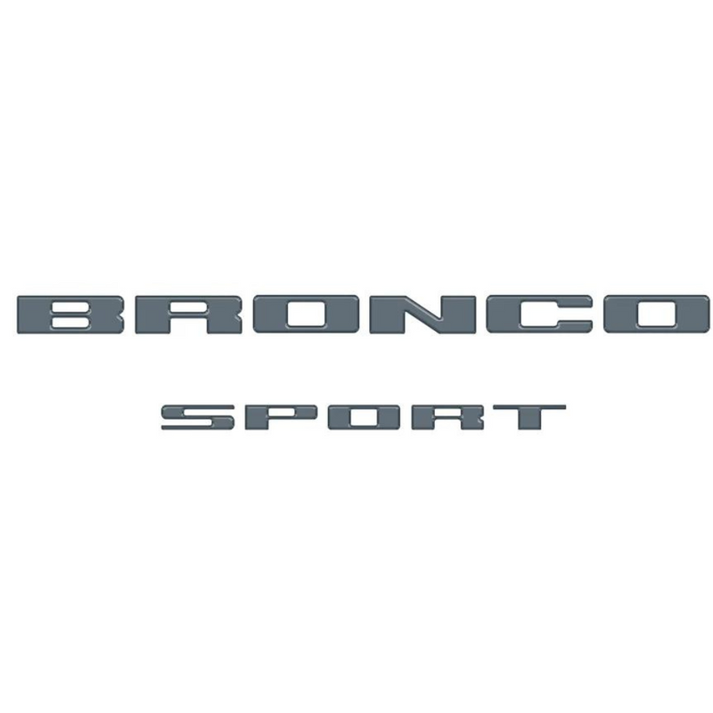 Tufskinz Rear Liftgate Letter Overlays for Ford Bronco Sport (2021-2024) - Aspire Auto Accessories