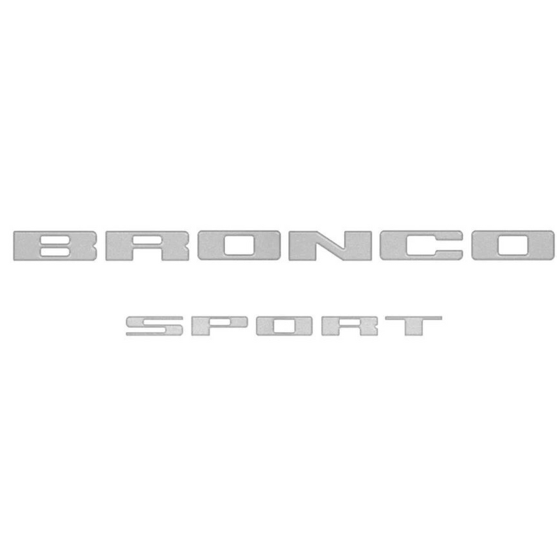 Tufskinz Rear Liftgate Letter Overlays for Ford Bronco Sport (2021-2024) - Aspire Auto Accessories