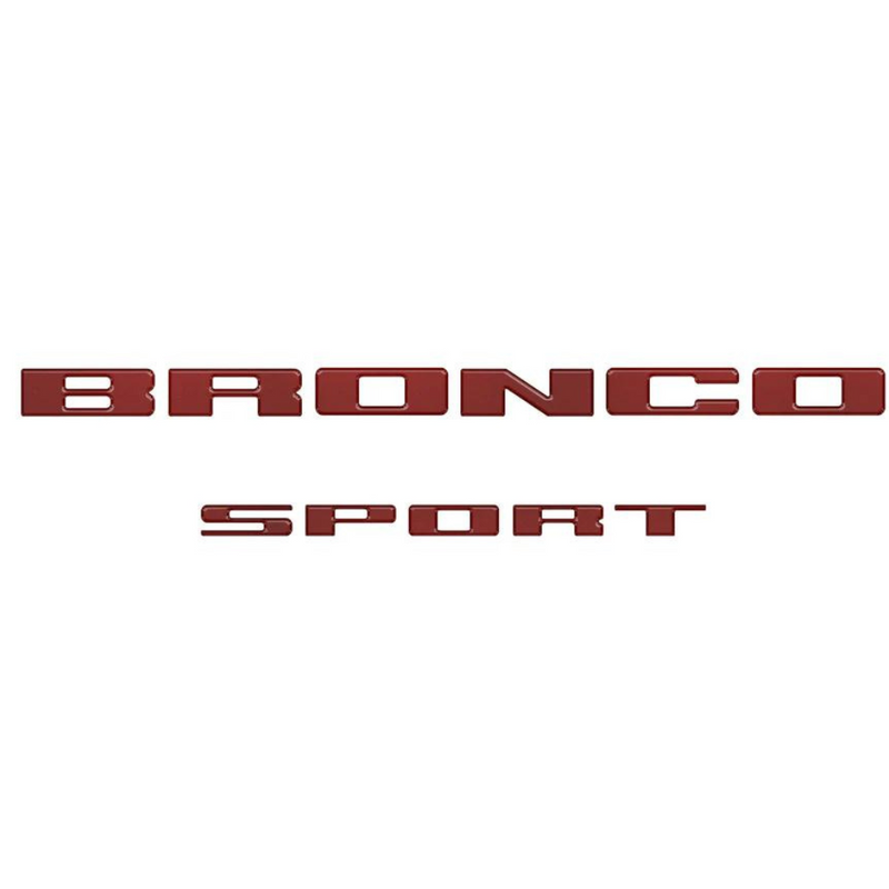 Tufskinz Rear Liftgate Letter Overlays for Ford Bronco Sport (2021-2024) - Aspire Auto Accessories