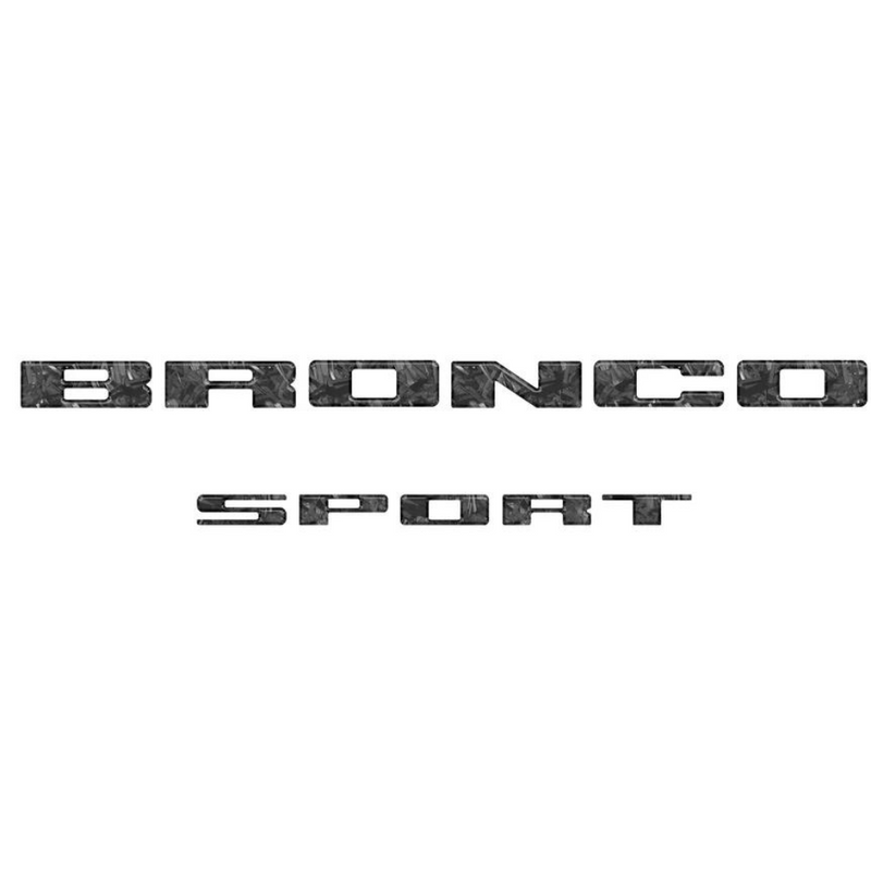 Tufskinz Rear Liftgate Letter Overlays for Ford Bronco Sport (2021-2024) - Aspire Auto Accessories