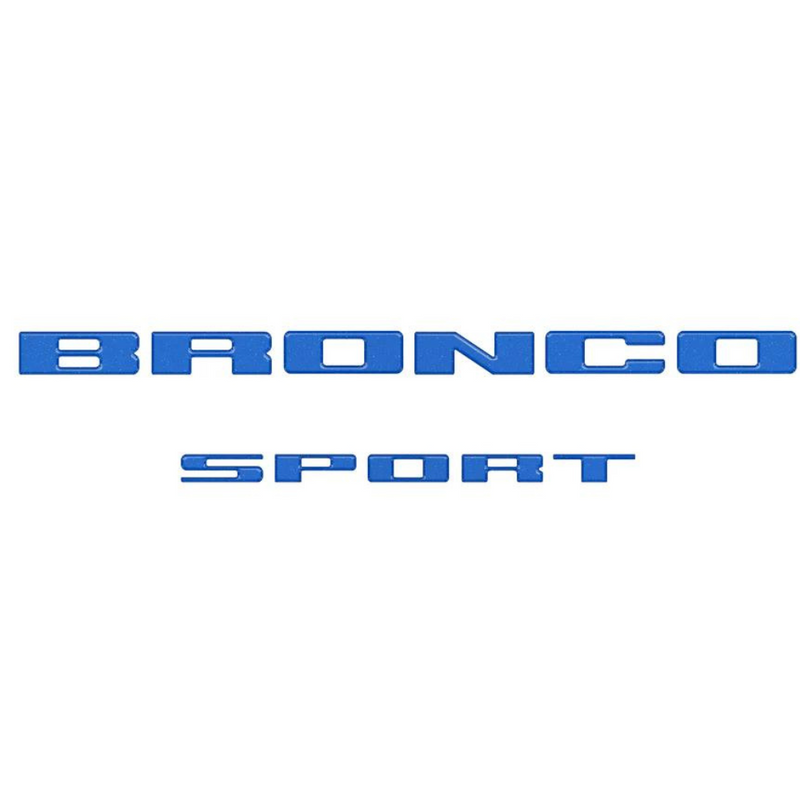 Tufskinz Rear Liftgate Letter Overlays for Ford Bronco Sport (2021-2024) - Aspire Auto Accessories