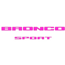 Tufskinz Rear Liftgate Letter Overlays for Ford Bronco Sport (2021-2024) - Aspire Auto Accessories