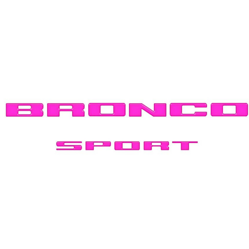 Tufskinz Rear Liftgate Letter Overlays for Ford Bronco Sport (2021-2024) - Aspire Auto Accessories