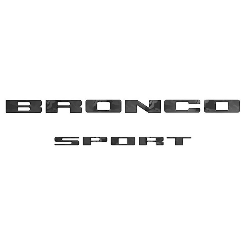 Tufskinz Rear Liftgate Letter Overlays for Ford Bronco Sport (2021-2024) - Aspire Auto Accessories