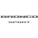 Tufskinz Rear Liftgate Letter Overlays for Ford Bronco Sport (2021-2024) - Aspire Auto Accessories