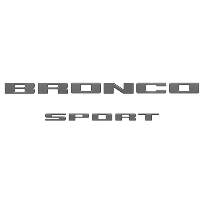 Tufskinz Rear Liftgate Letter Overlays for Ford Bronco Sport (2021-2024) - Aspire Auto Accessories