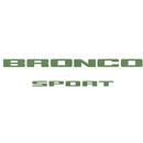 Tufskinz Rear Liftgate Letter Overlays for Ford Bronco Sport (2021-2024) - Aspire Auto Accessories