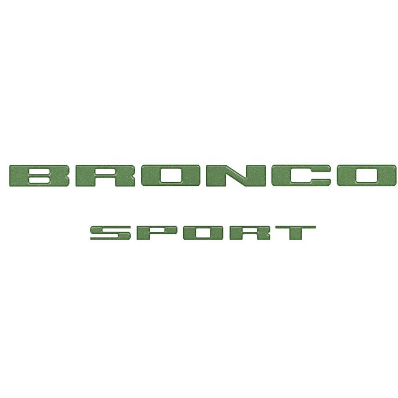 Tufskinz Rear Liftgate Letter Overlays for Ford Bronco Sport (2021-2024) - Aspire Auto Accessories