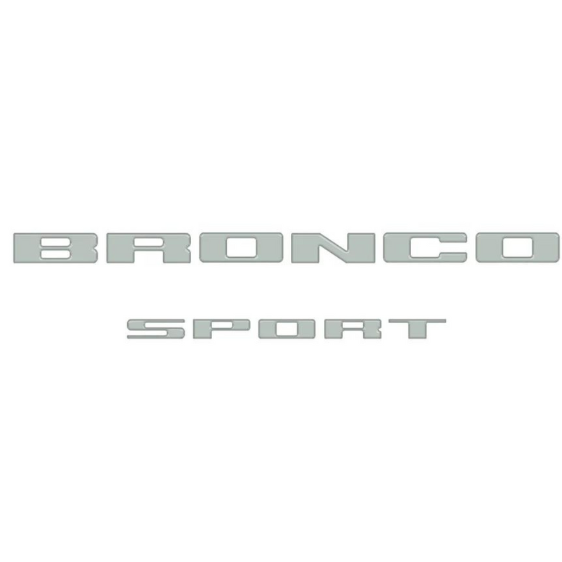 Tufskinz Rear Liftgate Letter Overlays for Ford Bronco Sport (2021-2024) - Aspire Auto Accessories