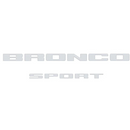 Tufskinz Rear Liftgate Letter Overlays for Ford Bronco Sport (2021-2024) - Aspire Auto Accessories