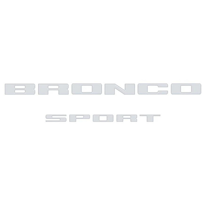 Tufskinz Rear Liftgate Letter Overlays for Ford Bronco Sport (2021-2024) - Aspire Auto Accessories