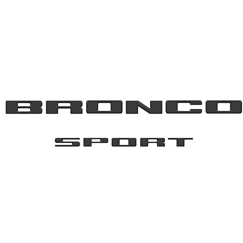 Tufskinz Rear Liftgate Letter Overlays for Ford Bronco Sport (2021-2024) - Aspire Auto Accessories