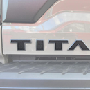 Tufskinz Tailgate Letter Emblem Overlays for Nissan Titan (2022-2024) - Aspire Auto Accessories