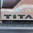 Tufskinz Tailgate Letter Emblem Overlays for Nissan Titan (2022-2024) - Aspire Auto Accessories
