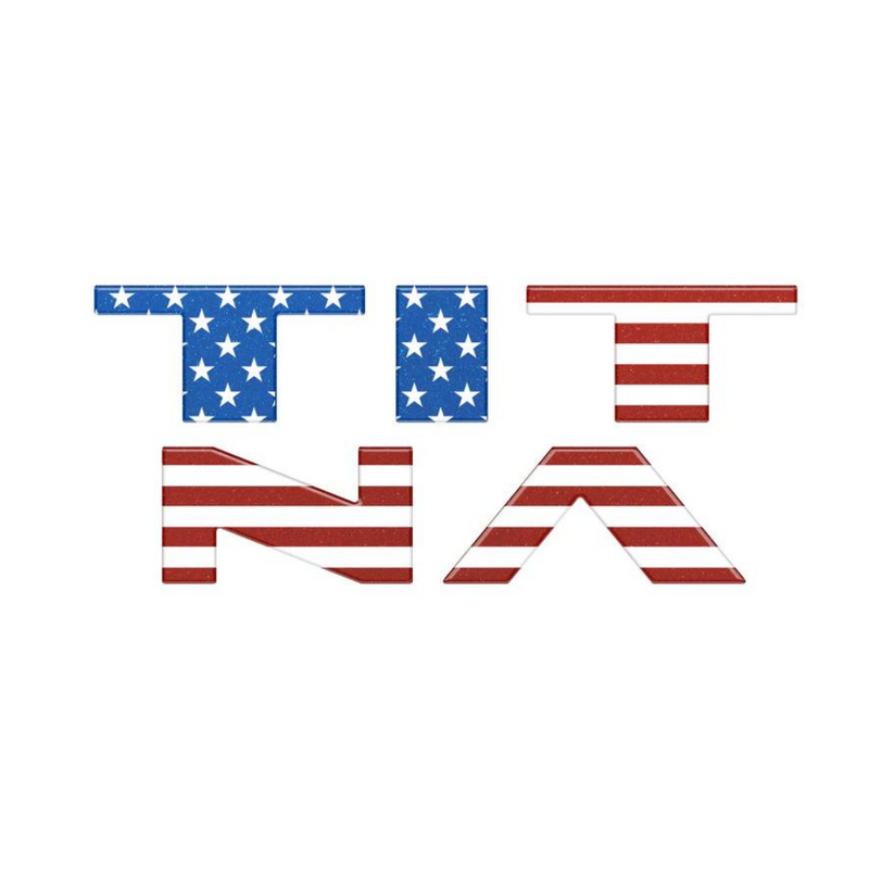 Tufskinz Tailgate Letter Emblem Overlays for Nissan Titan (2022-2024) - Aspire Auto Accessories