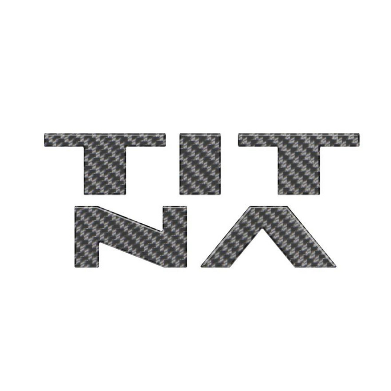 Tufskinz Tailgate Letter Emblem Overlays for Nissan Titan (2022-2024) - Aspire Auto Accessories