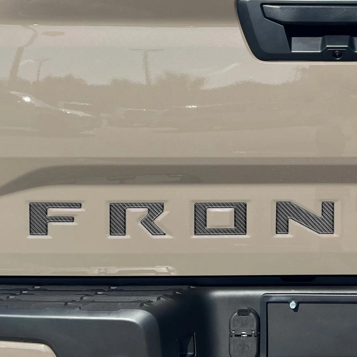 Frontier Letters Tufskinz Tailgate Letter Inserts for Nissan Frontier (2022-2024)