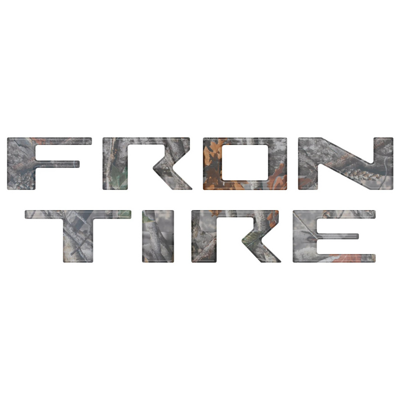 Tufskinz Tailgate Letter Inserts for Nissan Frontier (2022-2024) - Aspire Auto Accessories