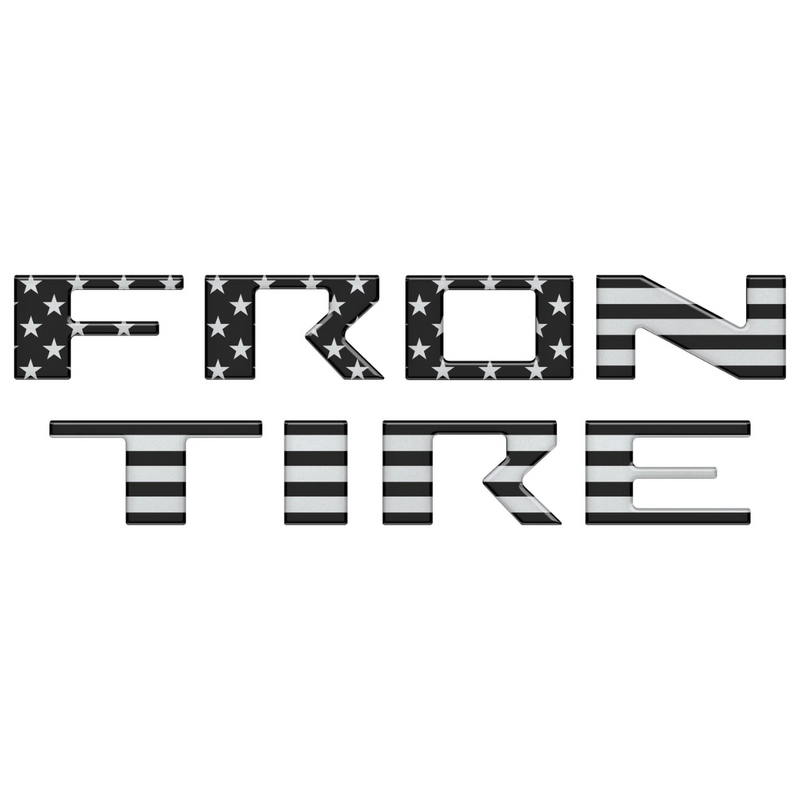 Tufskinz Tailgate Letter Inserts for Nissan Frontier (2022-2024) - Aspire Auto Accessories