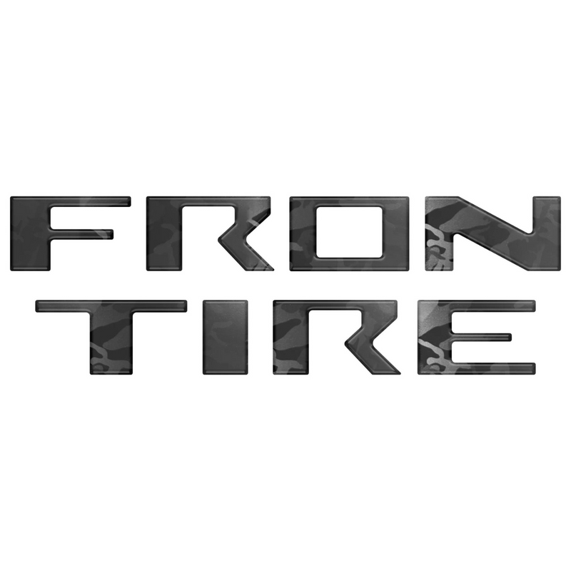 Tufskinz Tailgate Letter Inserts for Nissan Frontier (2022-2024) - Aspire Auto Accessories