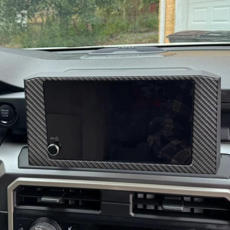 Tufskinz Display Screen Accent Trim for Toyota Tacoma (2024-2025) - Aspire Auto Accessories