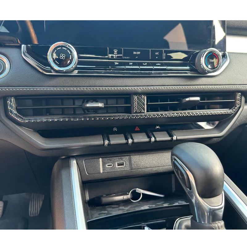 Tufksinz Center A.C. Vent Accent Trim for Chevrolet Colorado & GMC Canyon (2023-2024) - Aspire Auto Accessories