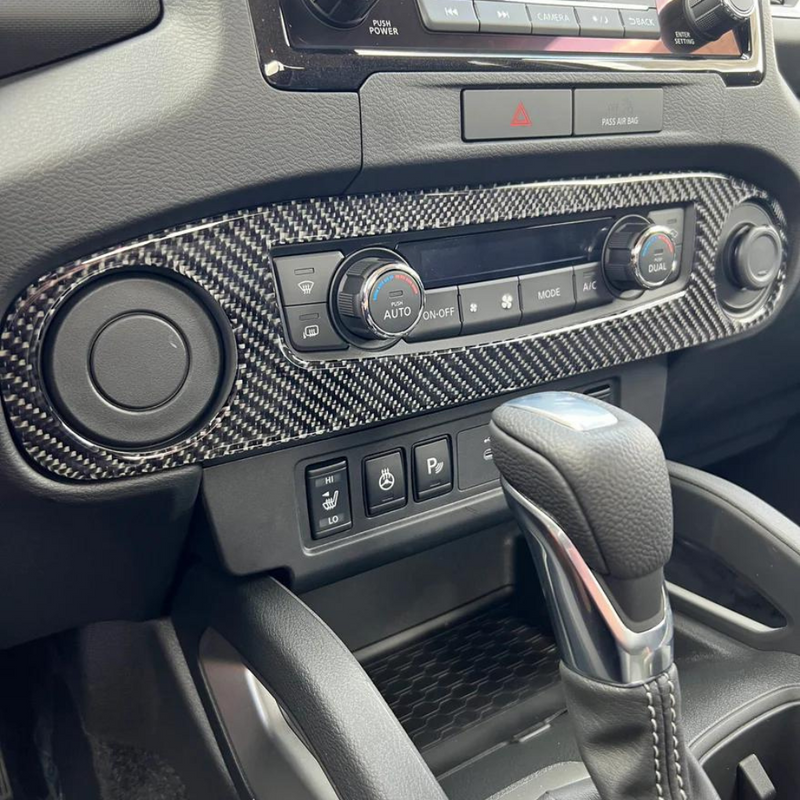 Tufskinz Climate Control/Upper Dash Accent Trim for Nissan Frontier (2022-2024) - Aspire Auto Accessories