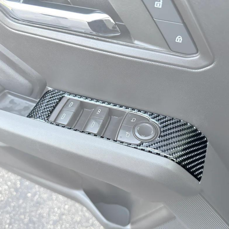 Tufskinz Door Switches Accent Trim for Chevrolet Colorado & GMC Canyon (2023-2024) - Aspire Auto Accessories