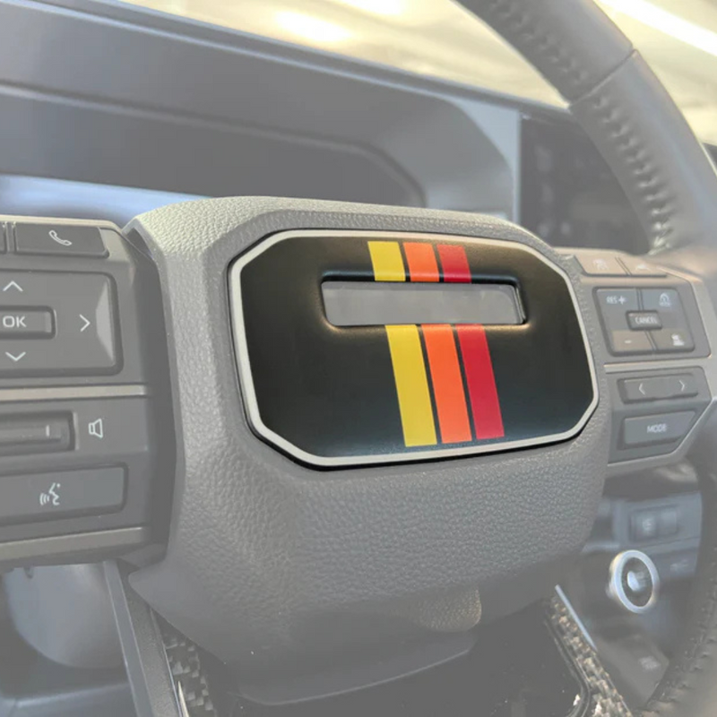 Tufskinz Center Steering Wheel Accent Trim for Land Cruiser (2024-2025) - Aspire Auto Accessories