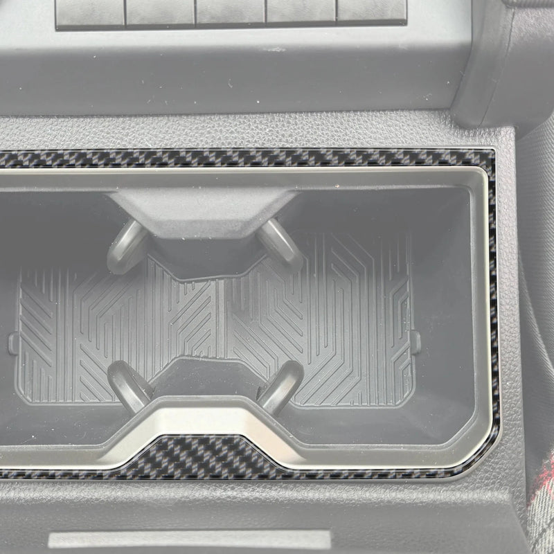 Tufskinz Front Cup Holder Accent Trim for Toyota Tacoma (2024-2025) - Aspire Auto Accessories