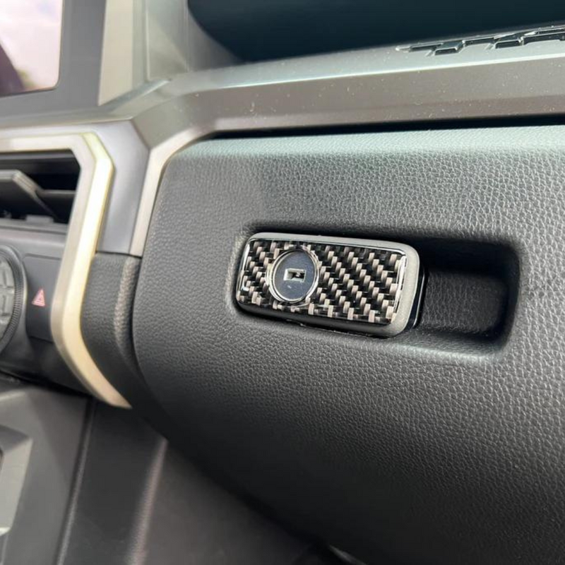 Tufskinz Glovebox Latch Accent Trim for Tacoma (2024-2025) - Aspire Auto Accessories