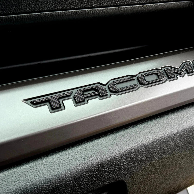 Tufskinz Glovebox Letter Overlays for Toyota Tacoma (2024-2025) - Aspire Auto Accessories
