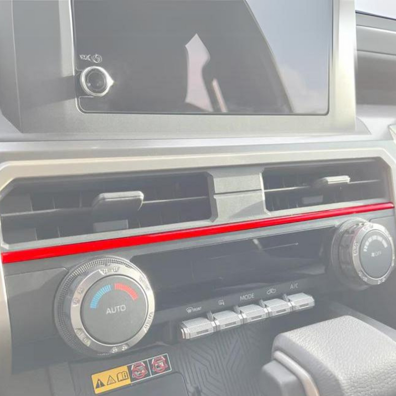 Tufskinz Strip Above Climate Control Accent Trim for Tacoma (2024-2025) - Aspire Auto Accessories