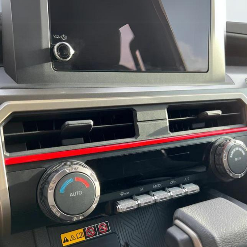 Tufskinz Strip Above Climate Control Accent Trim for Tacoma (2024-2025) - Aspire Auto Accessories