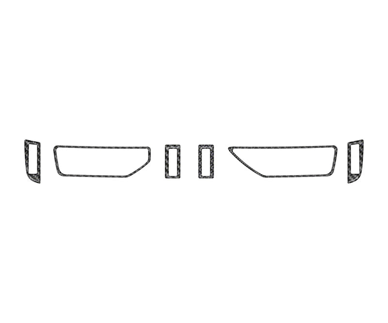 Tufskinz A.C Vent/Control Accent Trim for Toyota Rav4 (2019-2024) - Aspire Auto Accessories