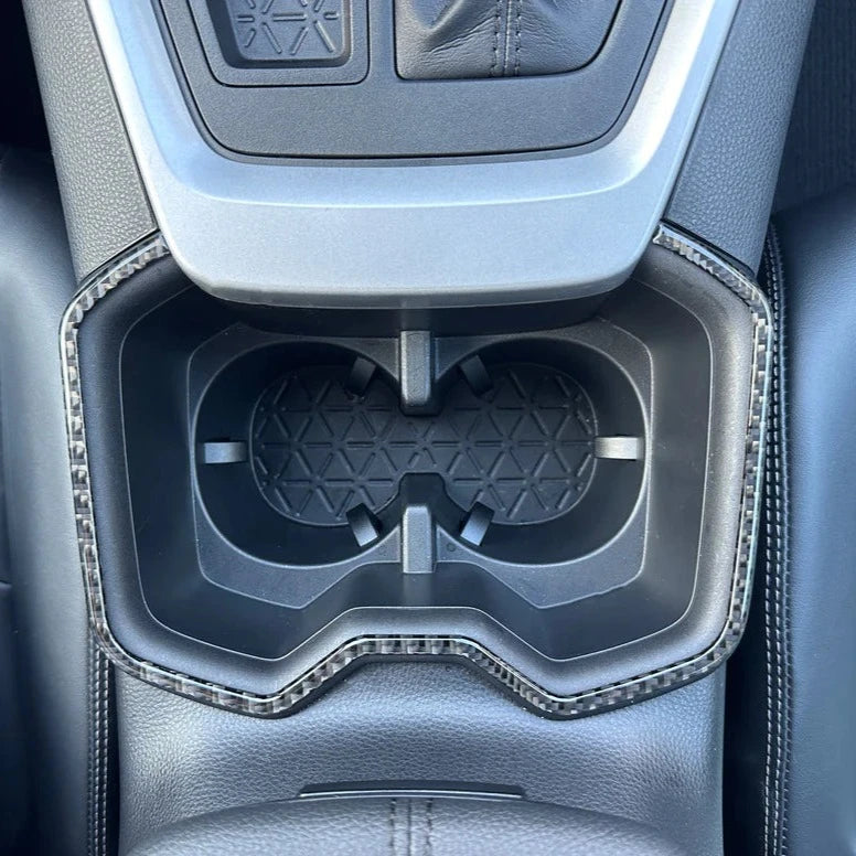 Tufskinz Center Cupholder Accent Trim for Toyota Rav4 (2019-2024) - Aspire Auto Accessories