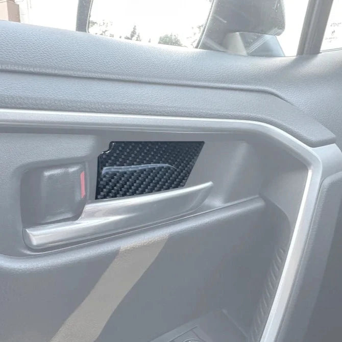 Tufskinz Interior Door Handle Inserts for Toyota Rav4 (2019-2024) - Aspire Auto Accessories