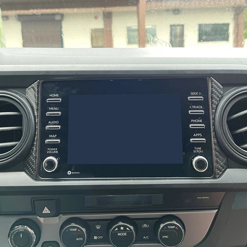 Tufskinz Outer Radio Accent Trim for Toyota Tacoma (2016-2023) - Aspire Auto Accessories