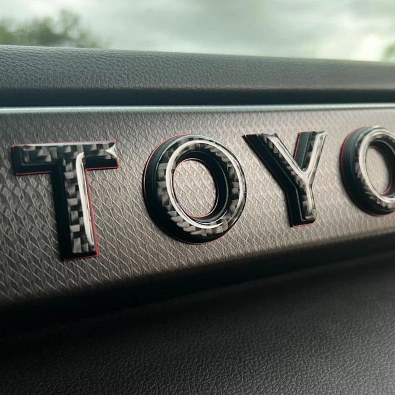 Tufskinz TRD Pro Glovebox Letter Overlays for Tundra (2022-2024) - Aspire Auto Accessories