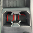Tufskinz Cup Holder Foam Inserts for Sequoia (2023-2024) - Aspire Auto Accessories