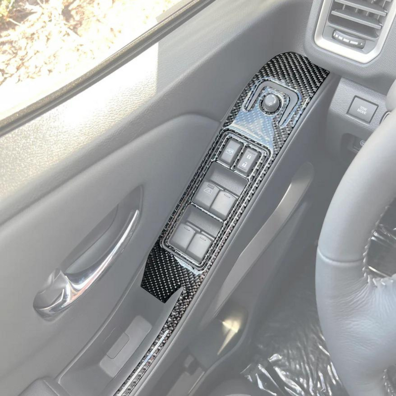 Tufskinz Door Switch Accent Trim for Nissan Frontier (2022-2024) - Aspire Auto Accessories