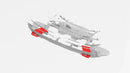 2023-Current Toyota Sequoia Front Recovery Points - Aspire Auto Accessories