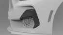 2024-Current Ford Mustang GT Dry Carbon Side Grille Trim Cover - Aspire Auto Accessories