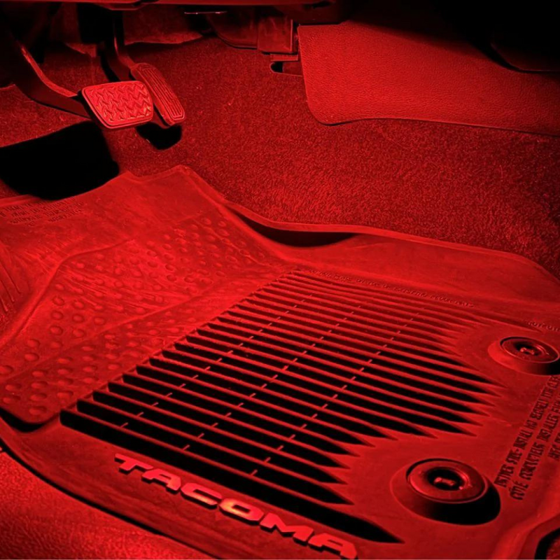 VLEDS Dual Output LED Front Footwell Kit for Toyota Tacoma (2016-2023) - Aspire Auto Accessories