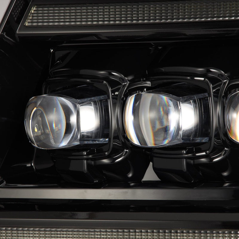 04-08 Ford F150 / 06-08 Lincoln Mark LT NOVA-Series LED Projector Headlights Alpha-Black - Aspire Auto Accessories