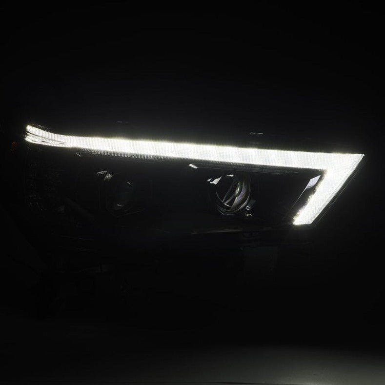 14-22 Toyota 4Runner MK II LUXX-Series LED Projector Headlights Alpha-Black - Aspire Auto Accessories